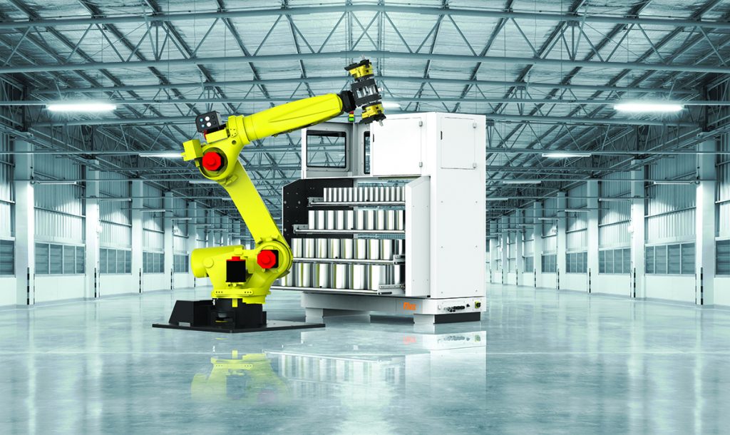 Agile Flex MEGA D MEGA-capacity CNC loader and load robotic system designed for heavy-part CNC automation and continuous high-volume production.
