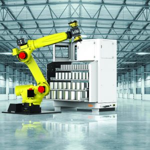 Agile Flex MEGA D MEGA-capacity CNC loader and load robotic system designed for heavy-part CNC automation and continuous high-volume production.