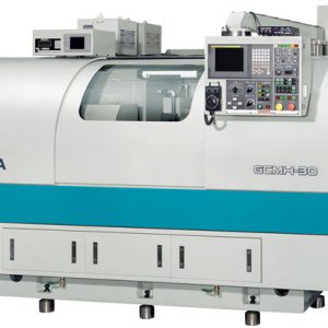 Shigiya GCMH-30; Shigiya GCMH-30 CNC masterless cam grinder featuring hydrostatic slide and oscillation grinding capabilities.