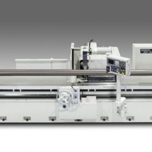 Shigiya GP-65; Shigiya G-65D conventional cylindrical grinder with 25.59-inch swing and heavy-duty capacity for large precision parts.