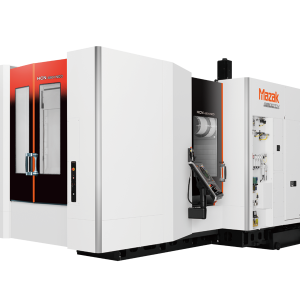 Mazak HCN-6800 NEO horizontal machining center with fixed table horizontal mill structure, extended travels, and Palletech pallet changer for automated production.