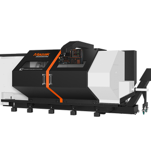Mazak Turning Center M-5 heavy-duty CNC lathe with Smooth CNC control, engineered as a large part CNC lathe for precision and stability.