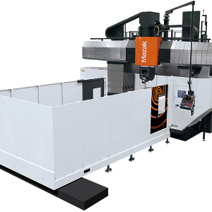 Mazak Versatech V-140N vertical double-column machining center with advanced tool changers, Smooth CNC Control, and high-rigidity design for large-scale production.