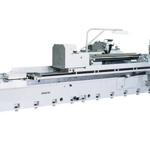 Shigiya CNC Machine; Shigiya G-85D hydraulic cylindrical grinder with 33.46-inch swing and 6,600-lb capacity for large precision grinding.