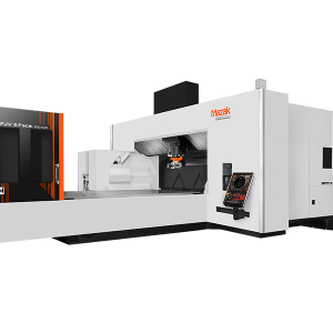 Mazak FJV 5 Face-100 vertical machining center with ergonomic design, complex workpiece capability, and integration with vertical CNC systems for precision machining.