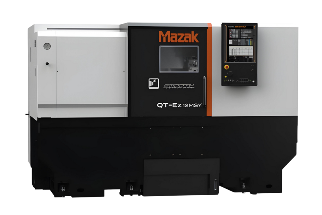 Mazak QT-Ez 12 machining center with SmoothEz CNC control for precision engineering and automation-ready CNC applications.