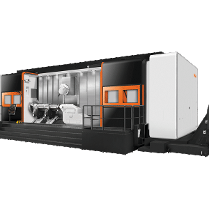 Mazak Integrex e-800H shown with automotive CNC machining solutions, surface grinding machines, and machine tool automation systems.