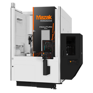 Mazak Mega Turn 600 vertical CNC turning center and heavy-duty CNC lathe with high-rigidity headstock for large CNC lathe operations.