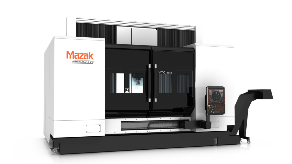 VTC-200C traveling column VMC with automation-ready vertical CNC system and automatic tool changer for high-efficiency large part machining.