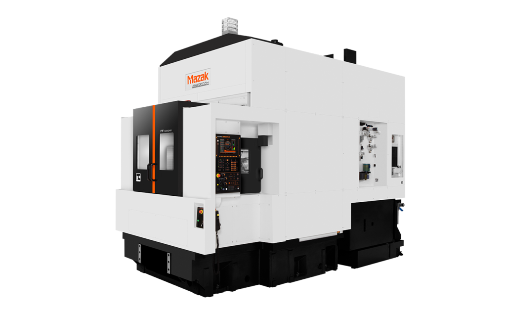 Mazak FF-5000 horizontal machining center with built-in spindle for high-speed CNC machining solutions