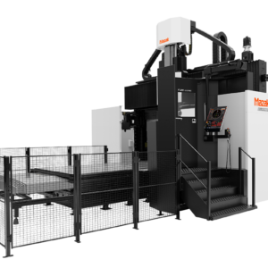 Mazak FJW-100 vertical machining center with double-column design, multi-surface machining capability, automation options, and a high-torque spindle.