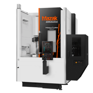 Mazak Mega Turn 500M heavy-duty CNC lathe and tooling CNC lathe with Smooth CNC control for high-precision CNC turning in a Mazak machining center.