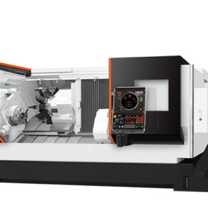 Mazak Quick Turn 450 high-precision CNC lathe with Smooth CNC control for large-component, high-precision CNC turning in contract manufacturing machines.