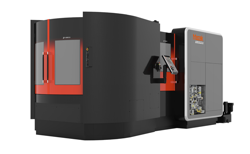 Mazak μ-8800 horizontal machining center for industrial applications