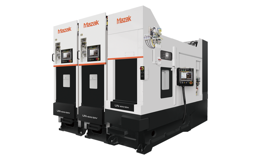 Mazak UN-600V vertical machining center with fixed table vertical mill design and CNC machining solutions for precision long workpiece machining.