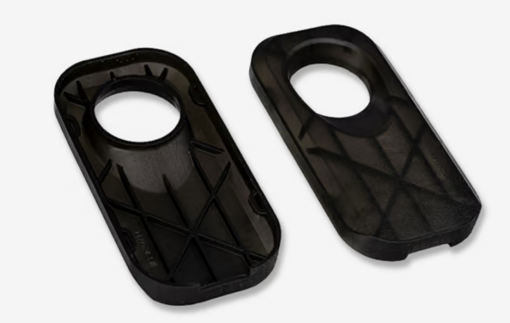 Figure 4 Tough FR V0 Black flame-retardant 3D resin, UV-stable black resin for aerospace-grade 3D printing and snap-fit automotive parts.