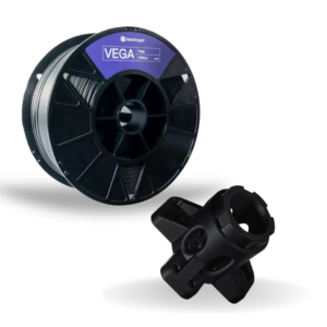 Vega™ high-temperature 3D filament and precision industrial thermoplastic used as a durable polymer additive material for performance-grade 3D printing.