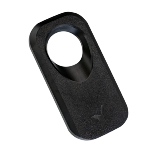 Figure 4 High Temp 150°C FR Black halogen-free SLA resin sample part for high-temperature flame-retardant 3D printing applications.