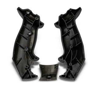 Figure 4 Tough 65C Black durable black SLA resin for snap-fit 3D parts, high-impact 3D printing, and long-lasting end-use components.