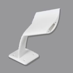 Accura AMX Rigid Composite White SLA 3D printed part showcasing high flexural modulus for automotive and industrial applications.