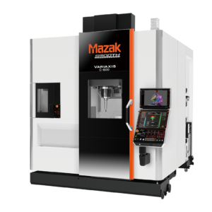 Mazak Variaxis C-700 high-speed CNC machining center with SmoothAi control and pallet changer CNC machine automation for high-precision subtractive machining.