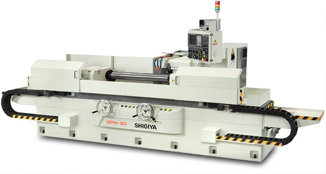 Shigiya GPH-40; GPH-40B is a robust CNC cylindrical grinder that combines automation with manual control flexibility.
